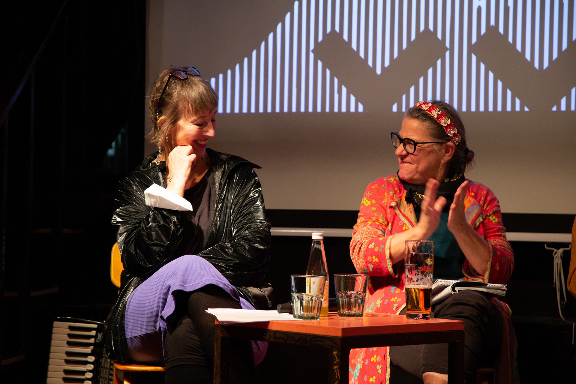 Susi Rogenhofer (IG Kultur Wien), Ulli Fuchs (Labor Alltagskultur (und Gründungsmitglied der IG Kultur Wien)