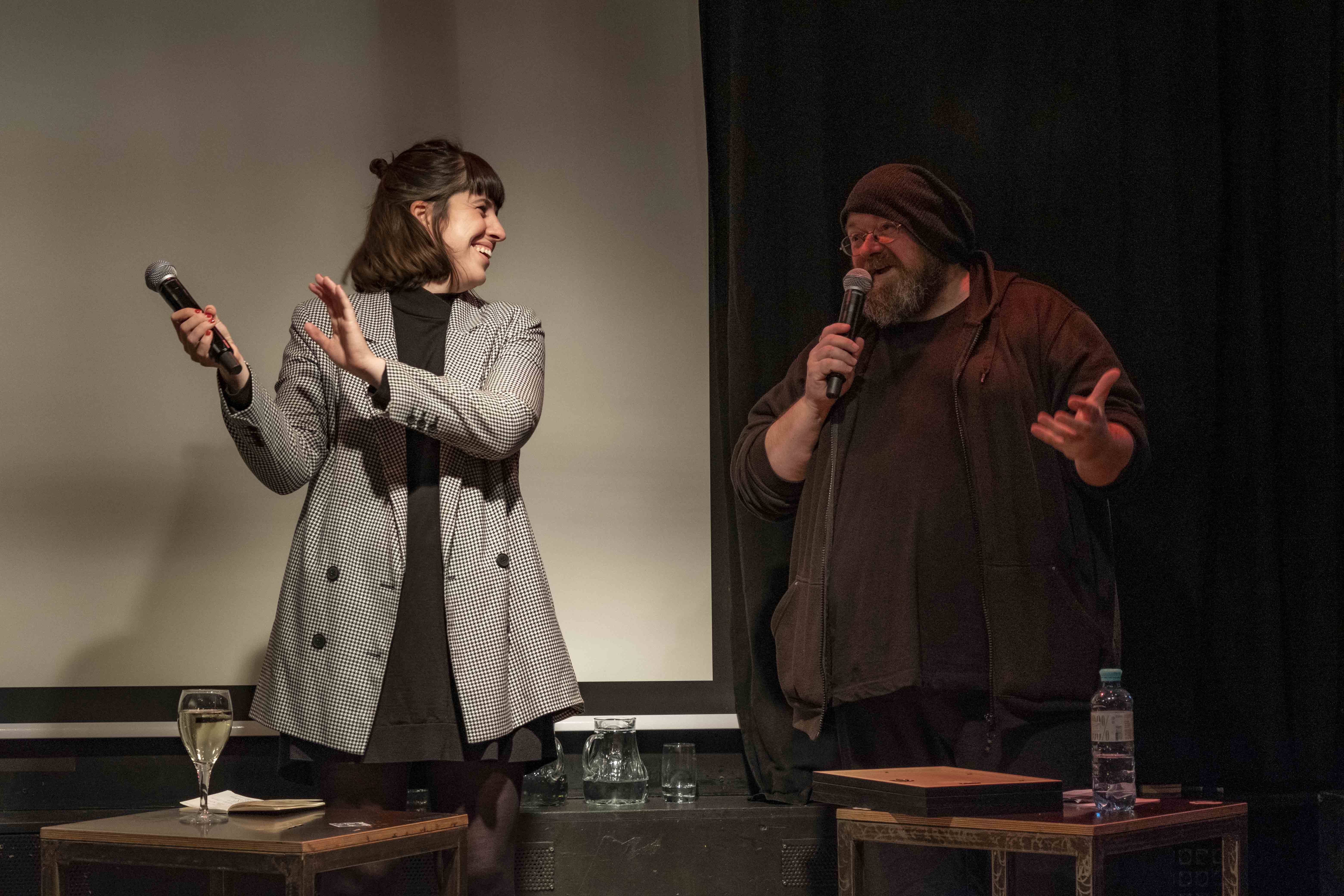 Katharina Serles und Günther Friesinger (IG Kultur Wien)